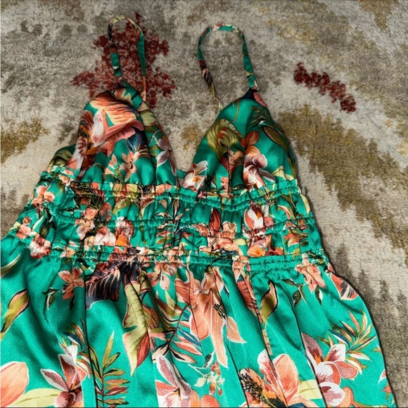 inspired hearts green dress | Dresses | Inspired Hearts Floral Maxi Size Small Black floral